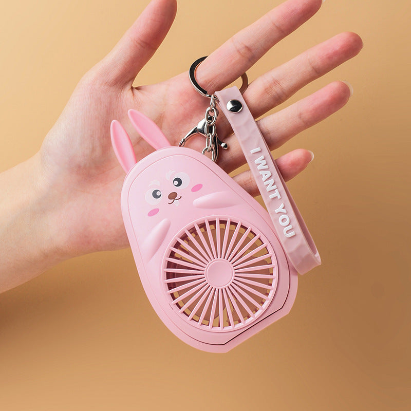 Cartoon Keychain Cute Fruit USB Charging Mini Fan - The Number 1 Things