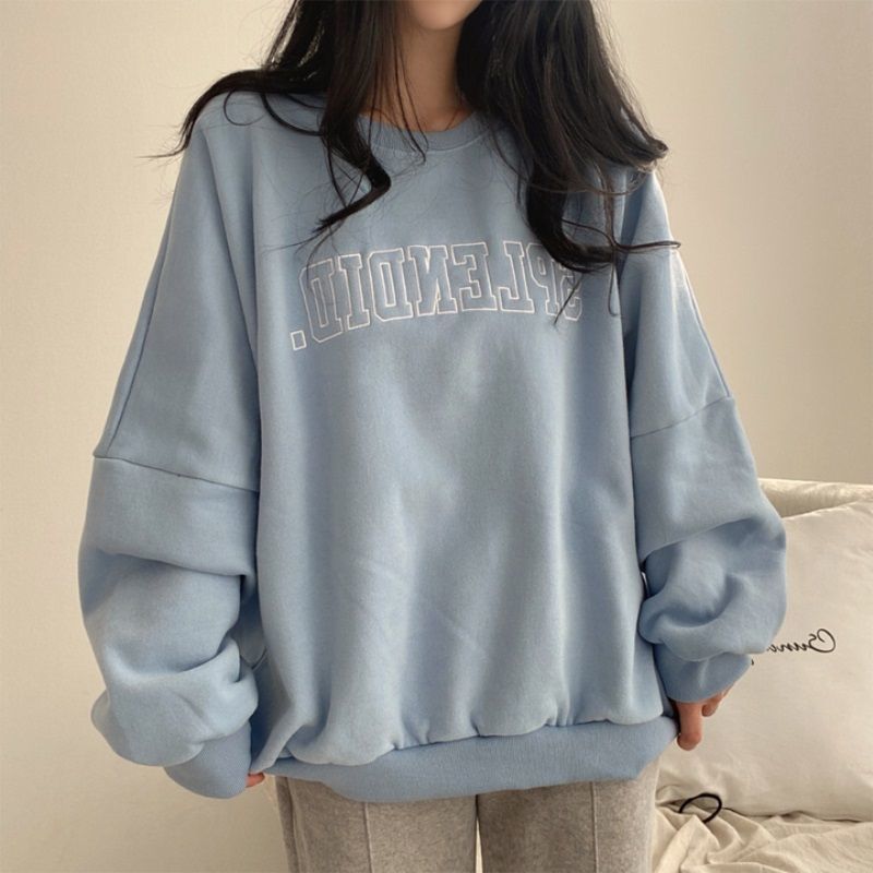 Fleece-lined Thickened High-end Sweater Female Student All-matching Long - The Number 1 Things