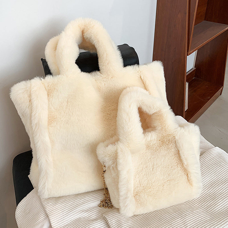 Winter Bags Chain Plush Handbag Totes Women Shoulder Bag - The Number 1 Things