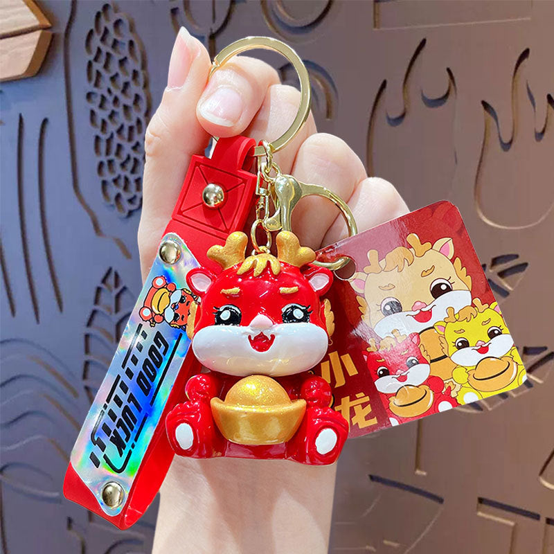 Creative Fashion Small Dragon New Year Keychain Pendant - The Number 1 Things
