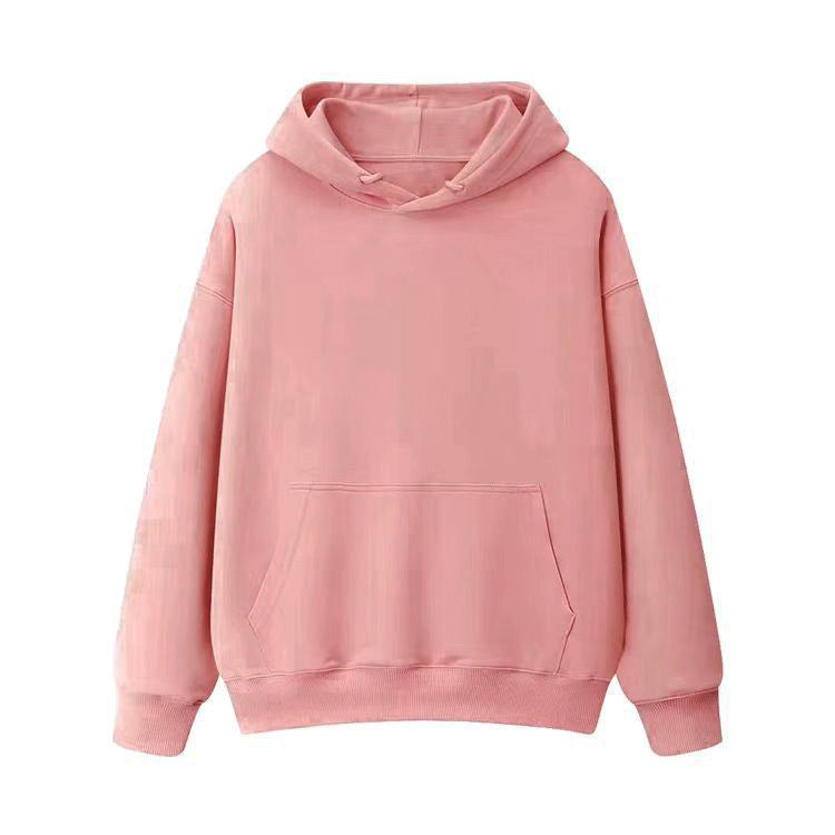 Combed Cotton Terry Hooded Sweater Solid Color Casual Men And Women Couple Style - The Number 1 Things