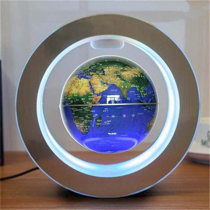 Round LED World Map Floating Globe Magnetic Levitation Light Anti Gravity Magic - The Number 1 Things