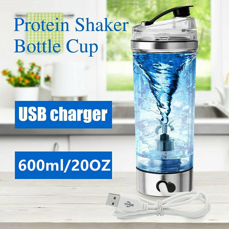 Electric Protein Shake Stirrer USB Shake Bottle Milk Coffee Blender Kettle Sports And Fitness Charging Electric Shaker Cup - The Number 1 Things