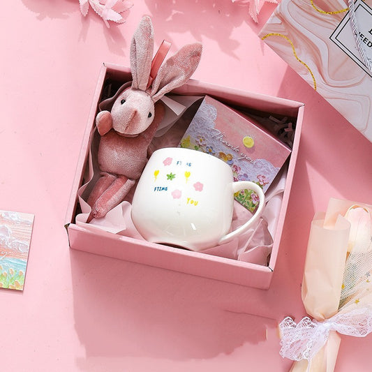 Tuilp Glass Ceramic Cup Girly Heart - The Number 1 Things