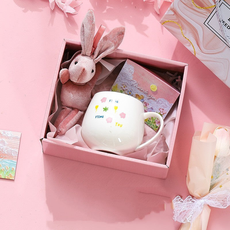 Tuilp Glass Ceramic Cup Girly Heart - The Number 1 Things
