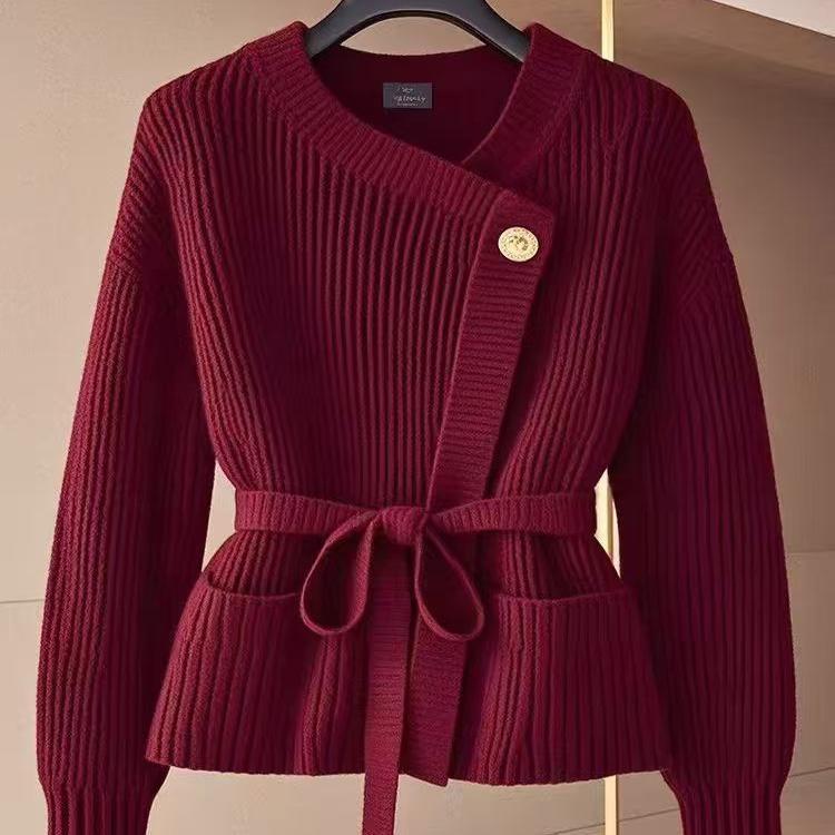 Red Sweater Top For Women