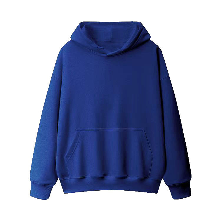 Combed Cotton Terry Hooded Sweater Solid Color Casual Men And Women Couple Style - The Number 1 Things