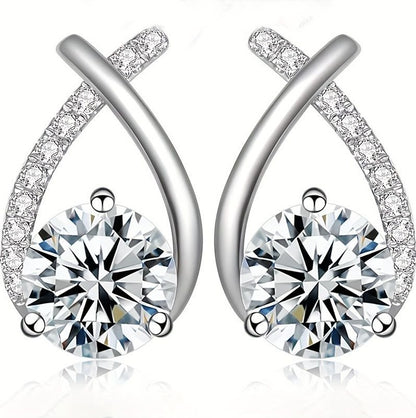 S925 Sterling Silver Minimalist Earrings For Women - The Number 1 Things
