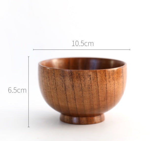 Wooden round wooden bowl - The Number 1 Things