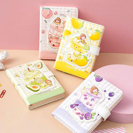 Cute Magnetic Buckle Notebook Girl Heart Hand Ledger - The Number 1 Things