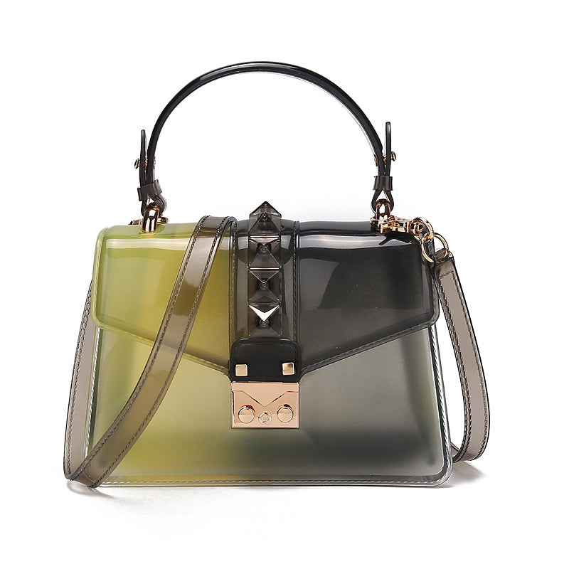 New Fashion Gradient Transparent Jelly Shoulder Bag - The Number 1 Things