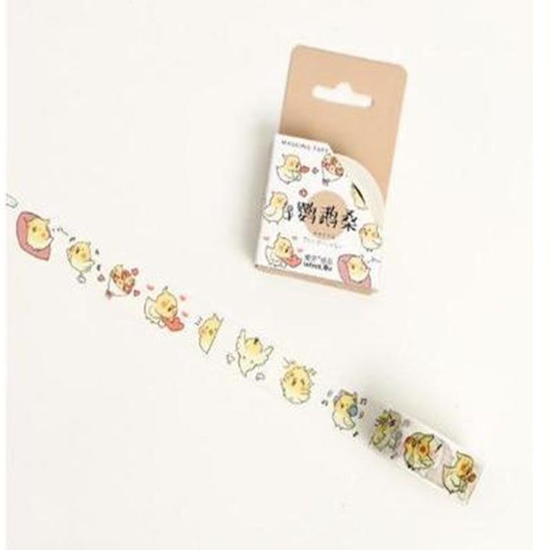 Cute Seal Panda Hamster Animals Masking Washi Tape