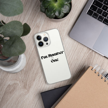 Clear Case for iPhone® - The Number 1 Things