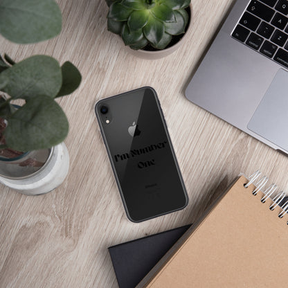 Clear Case for iPhone® - The Number 1 Things