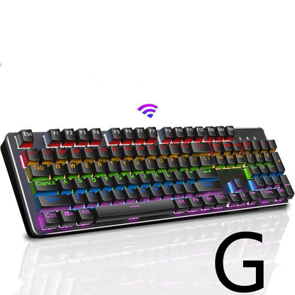 Wireless Mechanical Keyboard Mouse Set Game Office Retro - The Number 1 Things