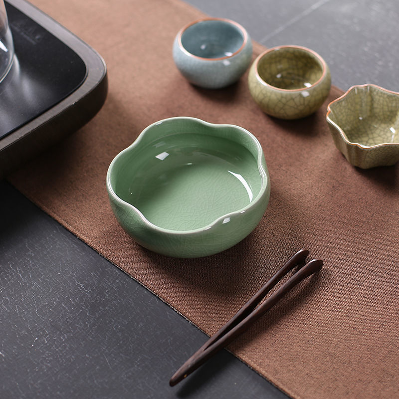 Celadon Ge Kiln Tea Washing Ceramic Ru Kiln Dish - The Number 1 Things