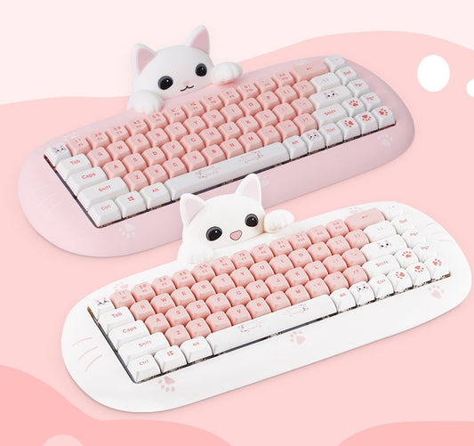 Wireless Bluetooth E-sports Games Cute Mini Office Mechanical Keyboard - The Number 1 Things