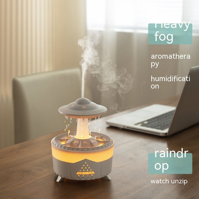 UFO Raindrop Humidifier USB Aromatherapy Essential Oils Aroma Air Diffuser