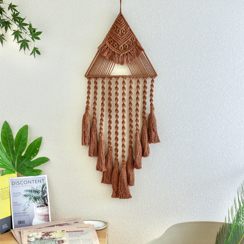 Handwoven Home Decor Triangle Dream Catcher Pendant - The Number 1 Things