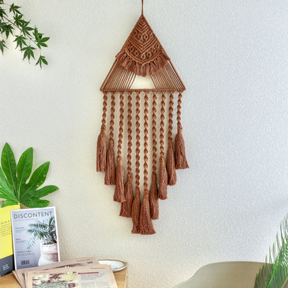 Handwoven Home Decor Triangle Dream Catcher Pendant - The Number 1 Things