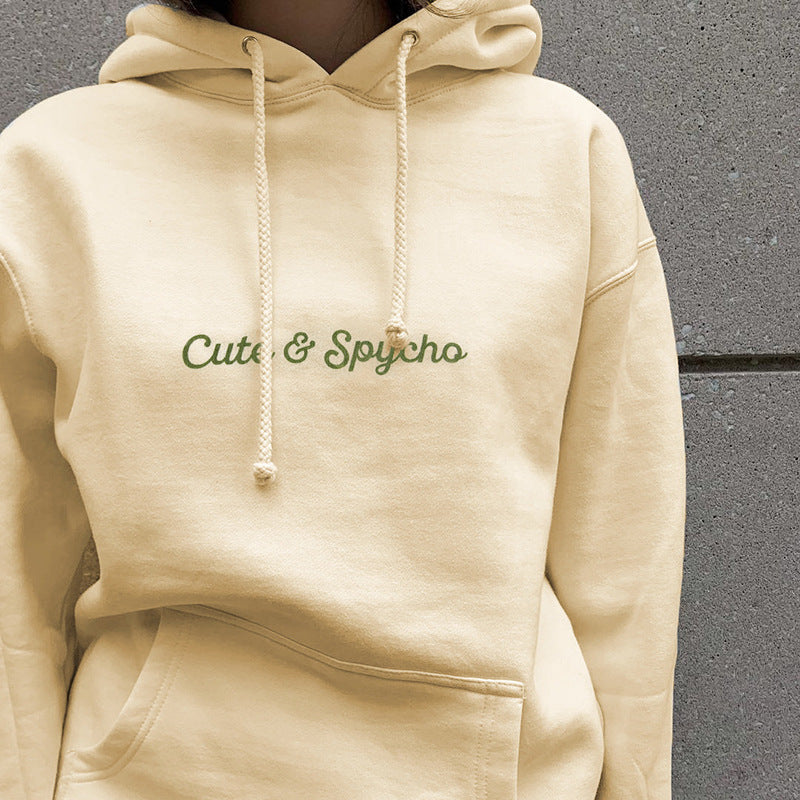 European And American New Women's Irregular Ripple Printed Hooded Sweater - The Number 1 Things