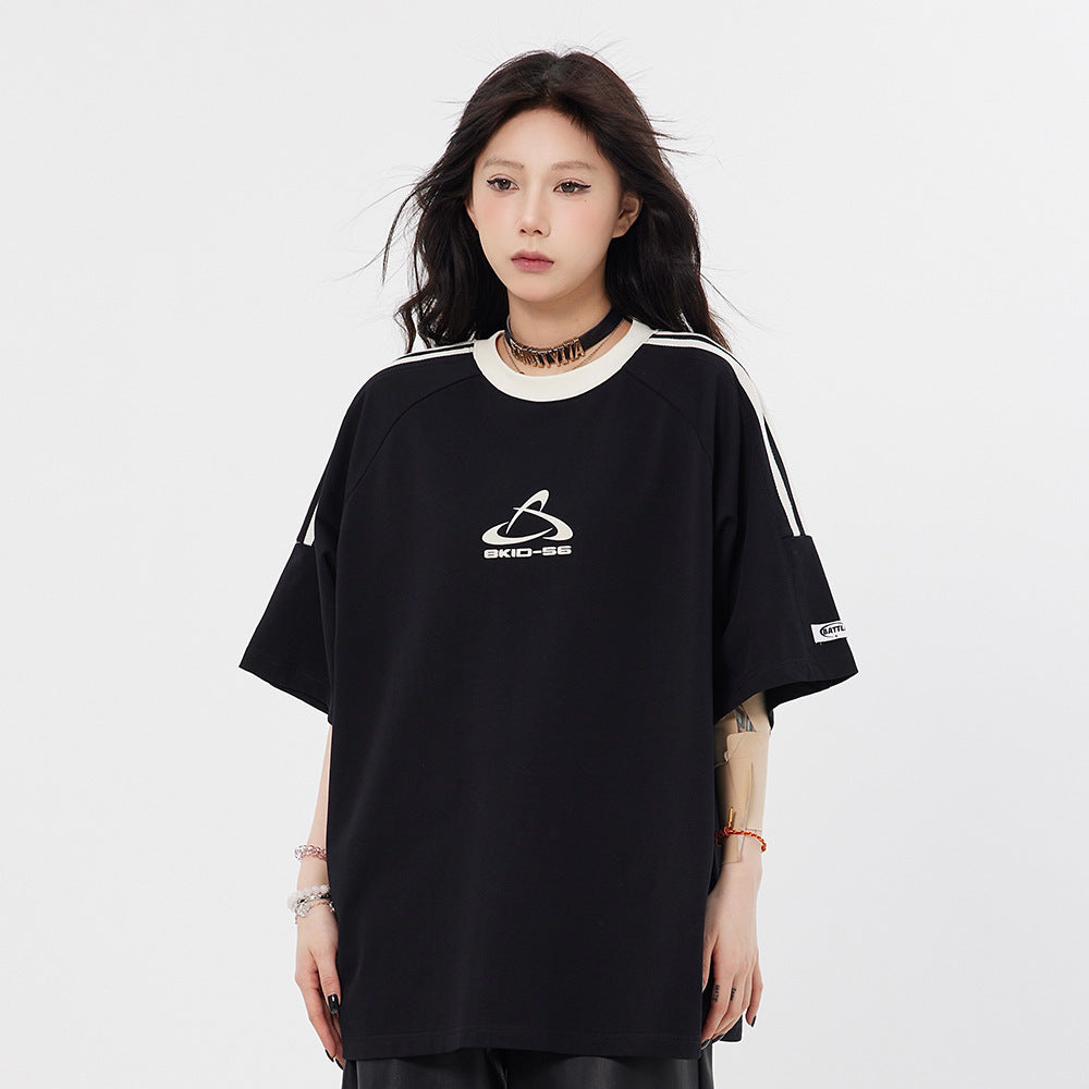 Logo Letter Print Short-sleeve T-shirt Men's And Women's Tops Summer Fashion Brand - The Number 1 Things