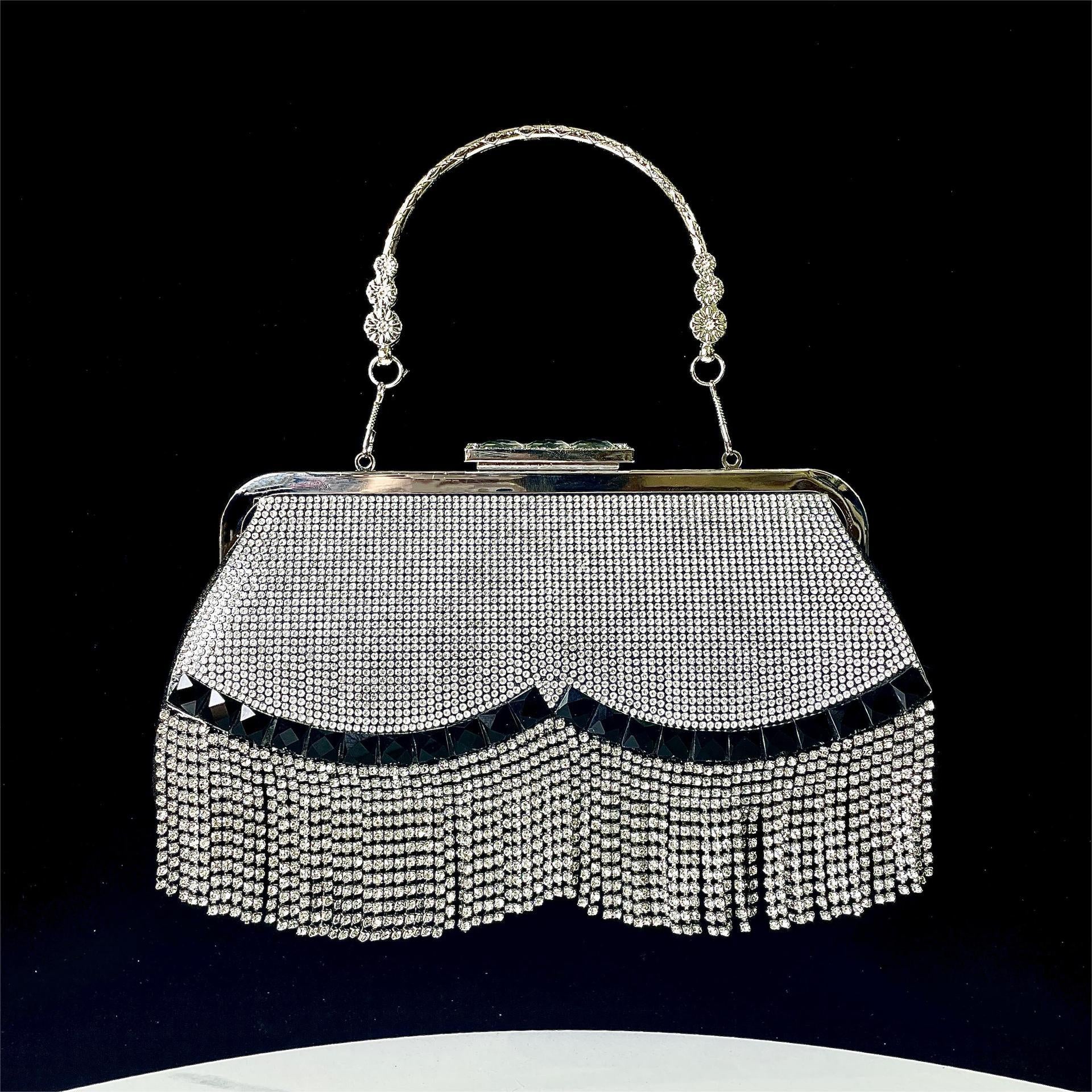 New Tassel KTV Princess Dinner Dress Hand Shoulder Crossbody Banquet Bag - The Number 1 Things