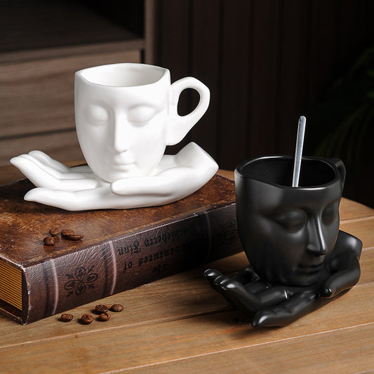 High Temperature Ceramic Creative Abstract Art Hand Fragrance Coffee Cup - The Number 1 Things