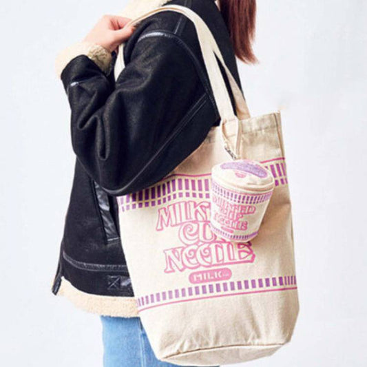 Japanese Magazine Appendix Anniversary Canvas Shoulder Bag - The Number 1 Things