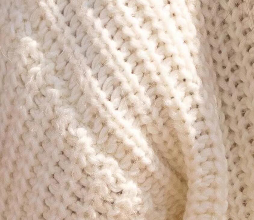 Women's Loose Strawberry Crocheted Knitted Pullover Sweater Top - The Number 1 Things