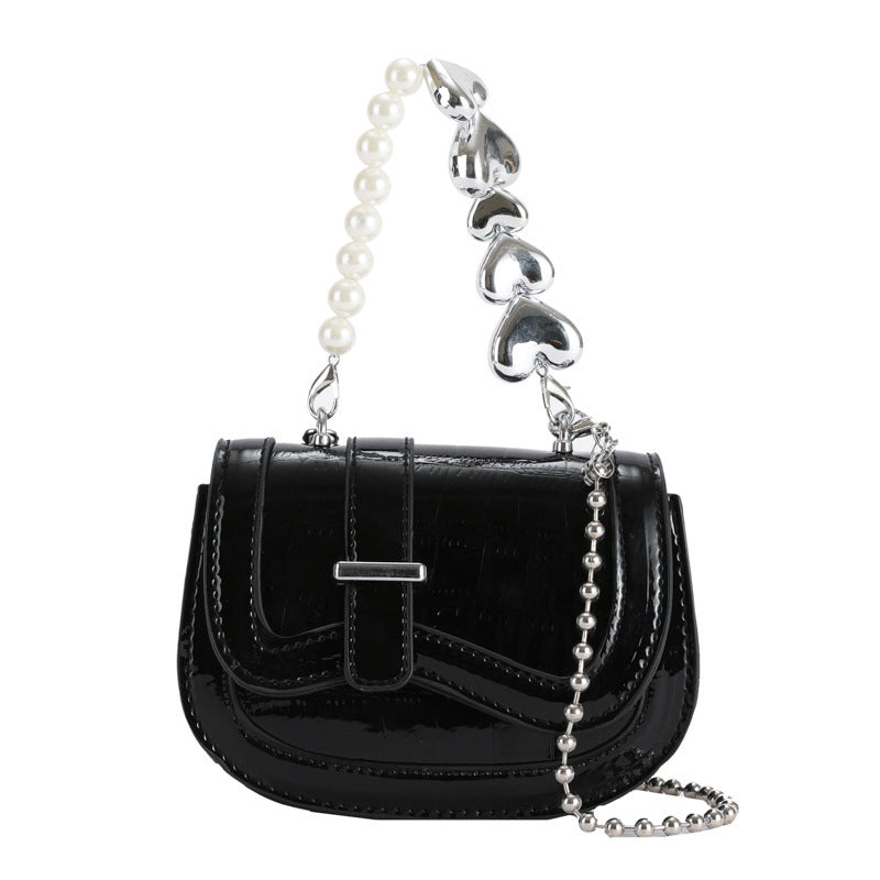 New Laser Pearl Tote Saddle Girl Mini - The Number 1 Things