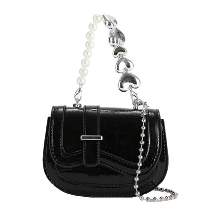 New Laser Pearl Tote Saddle Girl Mini - The Number 1 Things