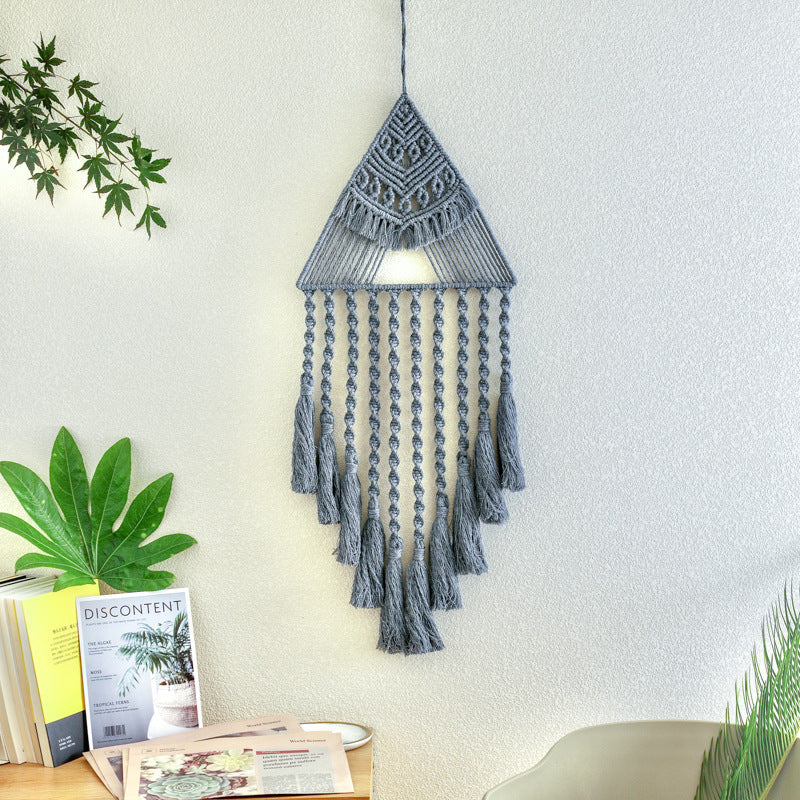 Handwoven Home Decor Triangle Dream Catcher Pendant - The Number 1 Things