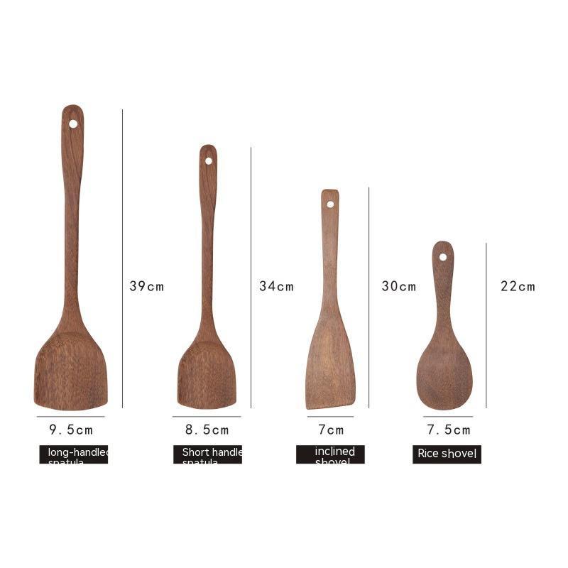 Kitchen Utensils Wooden Spoon High Temperature Resistant Wood Spatula - The Number 1 Things