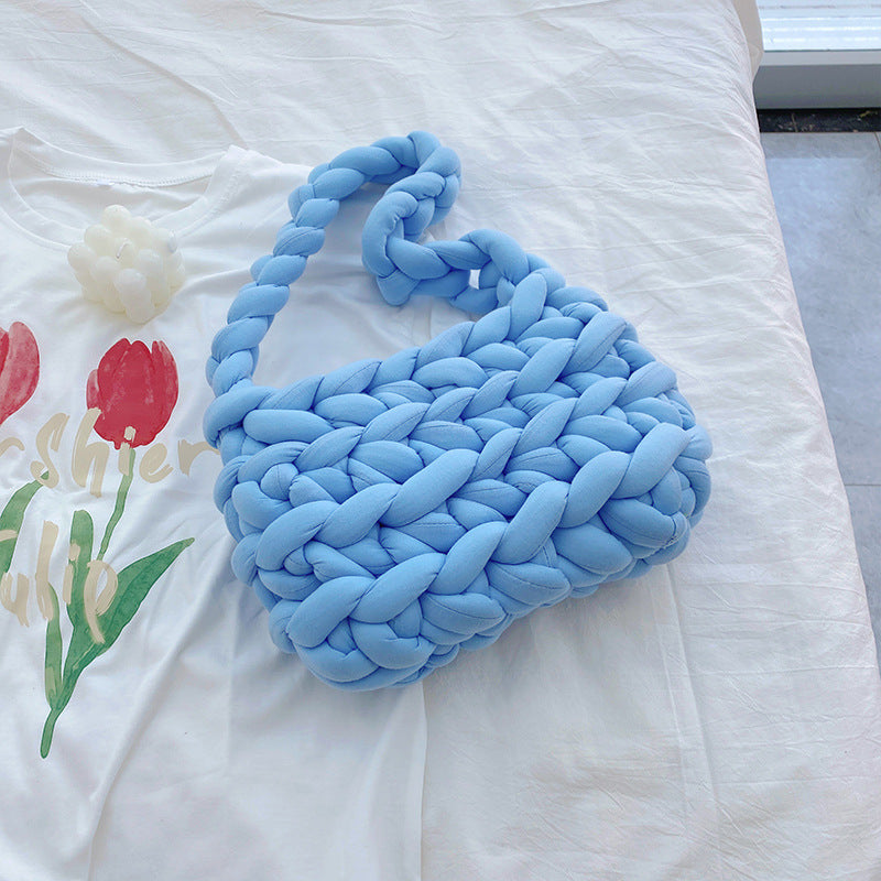 Icelandic Super Thick Wool Diy Hand Knitted Bag - The Number 1 Things