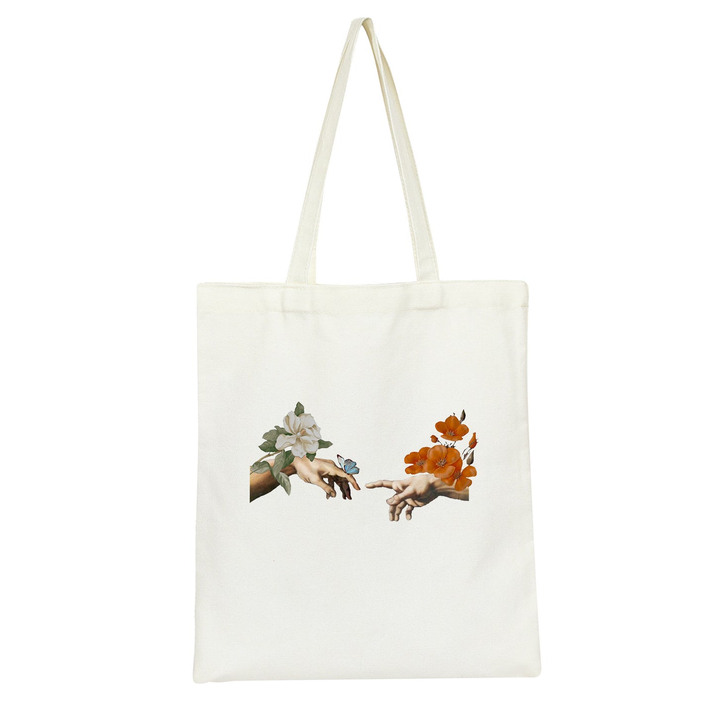 Retro Printed Oil Painting Single Shoulder Canvas Bag - The Number 1 Things
