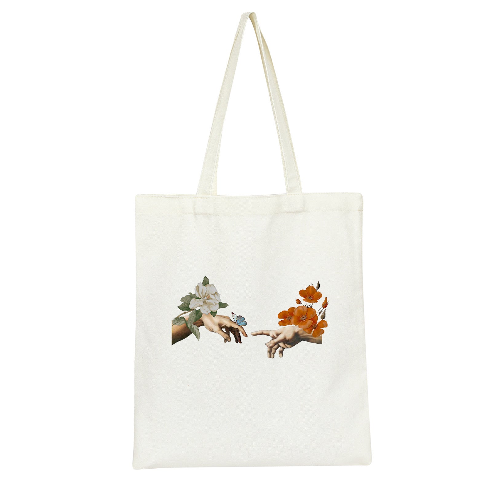 Retro Printed Oil Painting Single Shoulder Canvas Bag - The Number 1 Things
