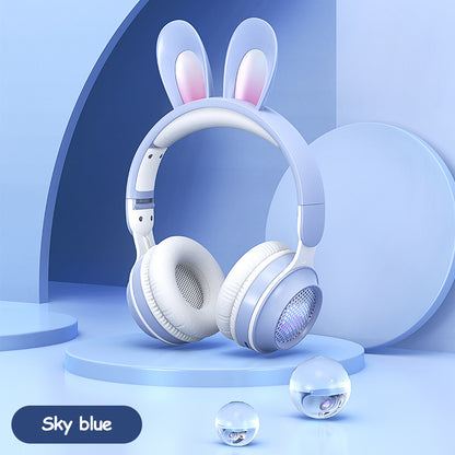 Rabbit Ear Headphones Wireless Luminous Extendable Wheat Headphones - The Number 1 Things