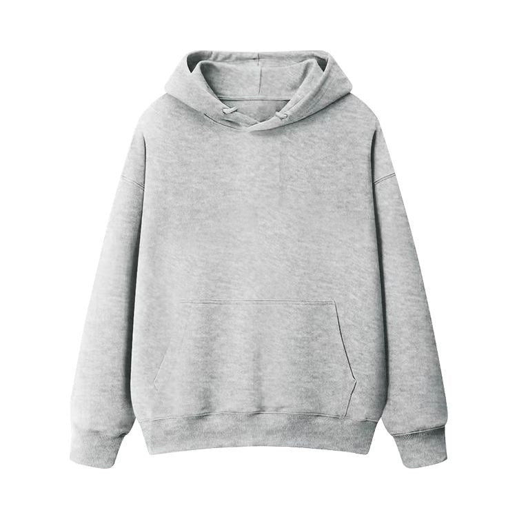 Combed Cotton Terry Hooded Sweater Solid Color Casual Men And Women Couple Style - The Number 1 Things