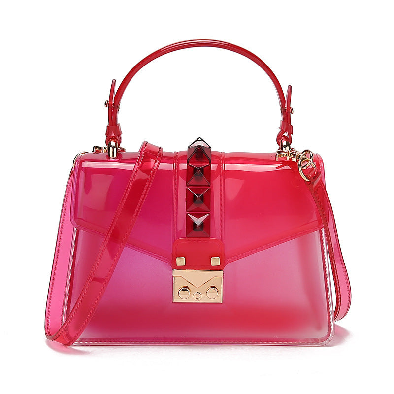 New Fashion Gradient Transparent Jelly Shoulder Bag - The Number 1 Things