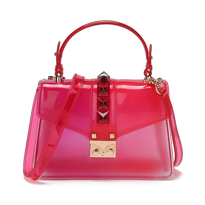 New Fashion Gradient Transparent Jelly Shoulder Bag - The Number 1 Things