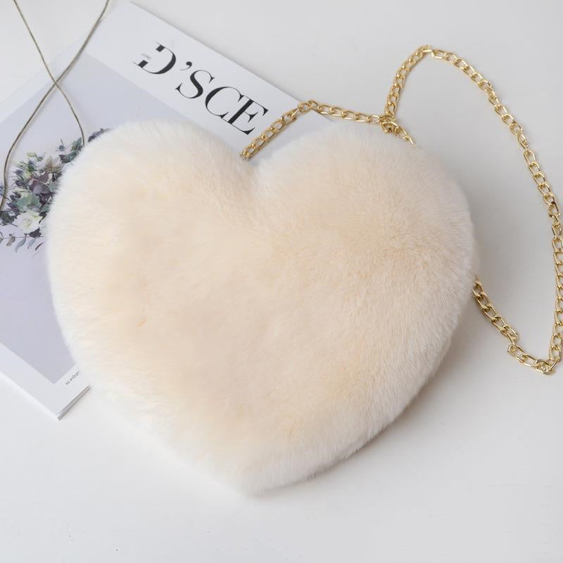 Love Bags For Women Plush Chain Shoulder Bags Valentine's Day Party Bag - The Number 1 Things
