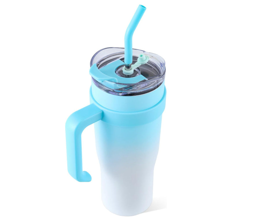 Ochapa 40 Oz Tumbler With Handle Straw Lid Insulated Vacuum Stainless Steel Travel Tapered Mug Gift Coffee Cup Holder Friendly Keep Cold Or Hot Sweat Proof Resuable - The Number 1 Things