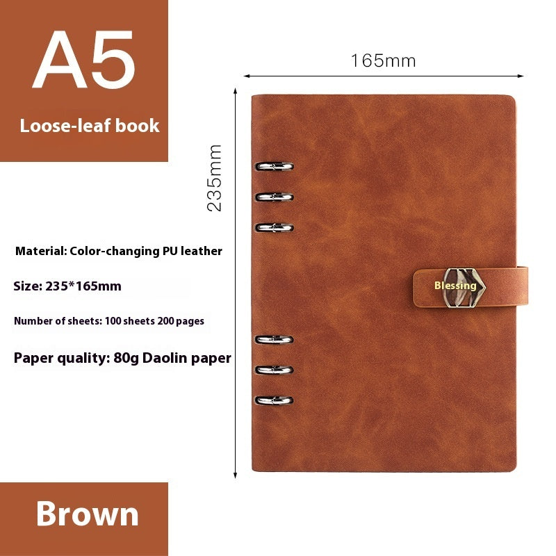 A5 Notebook Loose-leaf Removable Notepad Business Office Meeting - The Number 1 Things