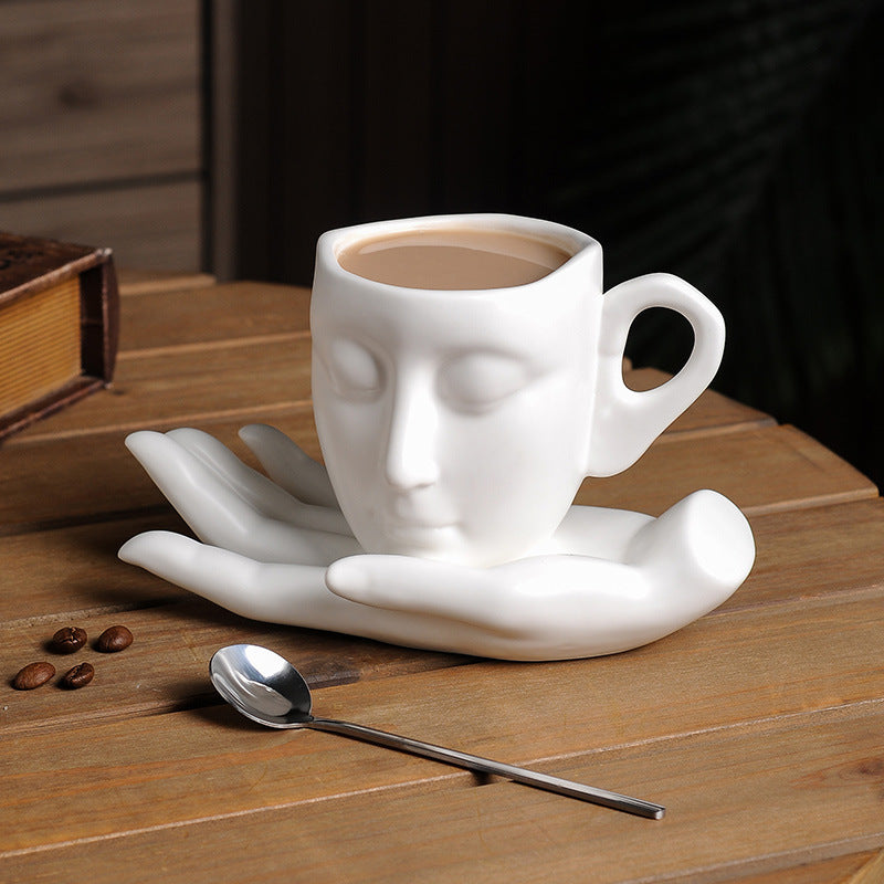 High Temperature Ceramic Creative Abstract Art Hand Fragrance Coffee Cup - The Number 1 Things
