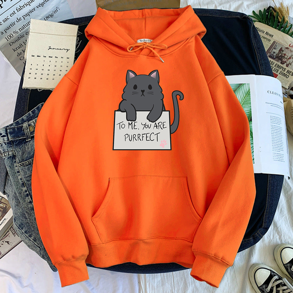Girls Blank Solid Color Hoodie Sweater - The Number 1 Things