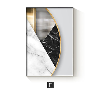 Abstract Geometric Canvas Painting Picture Home Decor Wall Poster - The Number 1 Things