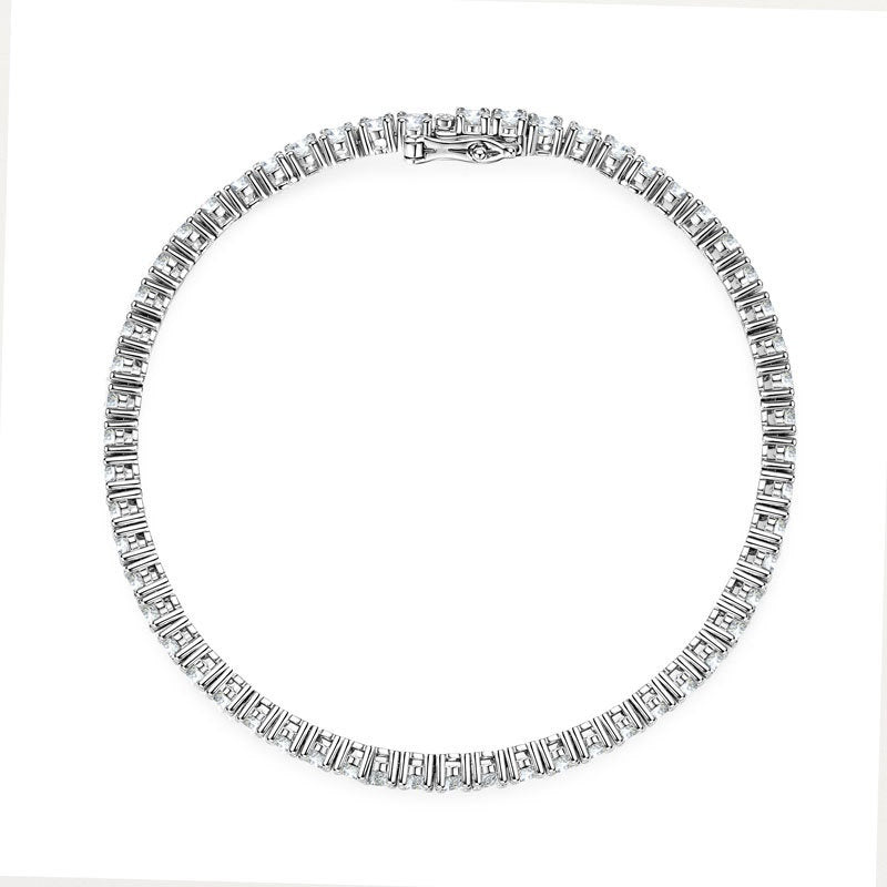 Moissanite Full Diamond High-grade S925 Sterling Silver Bracelet For Women - The Number 1 Things