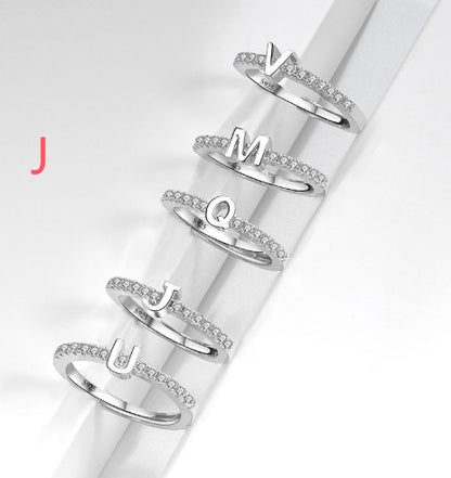 S925 Sterling Silver New Style Micro-inlaid Letters Ring - The Number 1 Things
