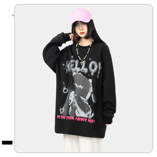 Digital Printed Original Street Dark Sweatshirt - The Number 1 Things